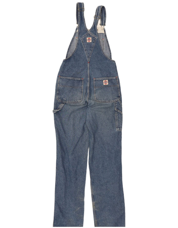 Vaqueros rectos con peto para mujer Rifle W26 L34 Algodón azul