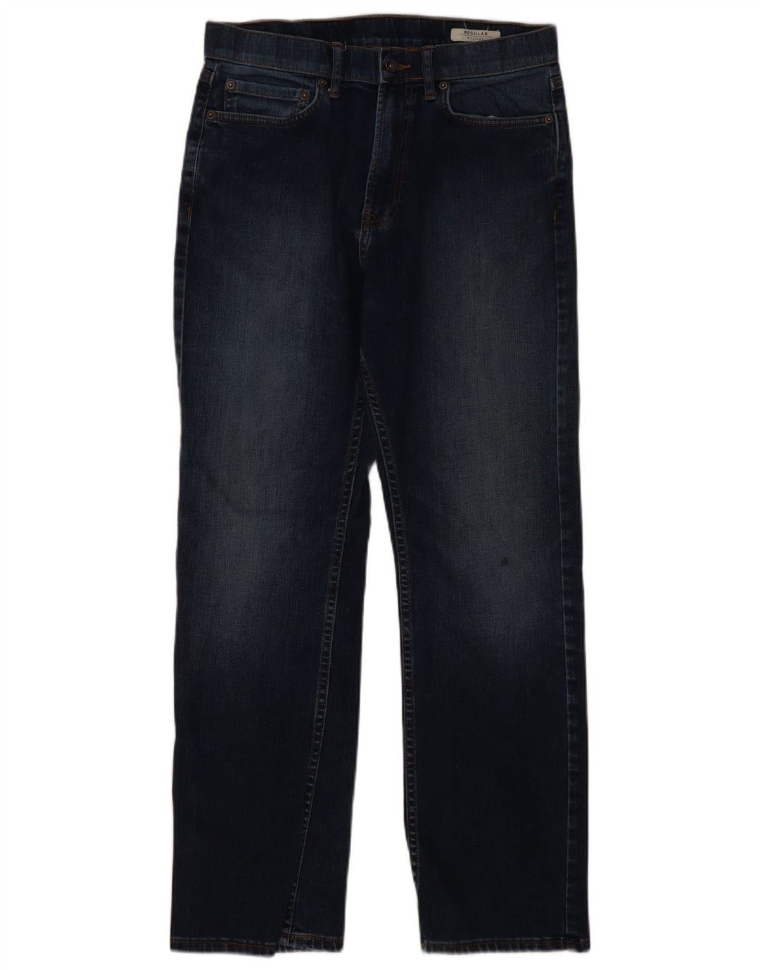 Marks & Spencer Vaqueros rectos para hombre W32 L31 Algodón azul marino