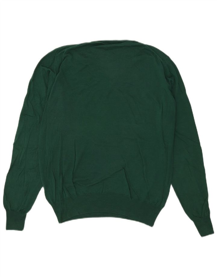 Fred Perry Jersey Con Cuello En V Para Hombre Algodón Verde Medio