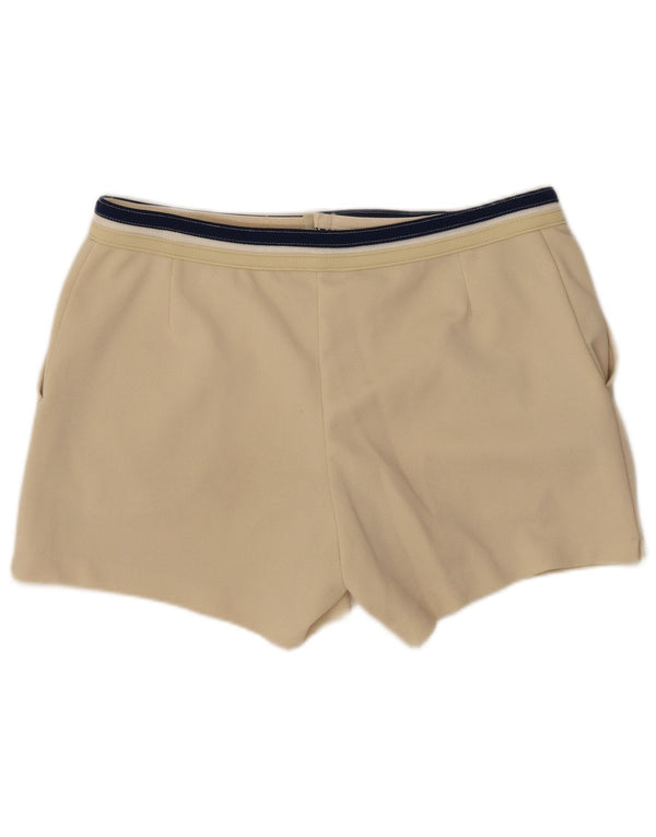 Sergio Tacchini Pantalones cortos chinos para hombre EU 44 XS W30 Bloque de color beige