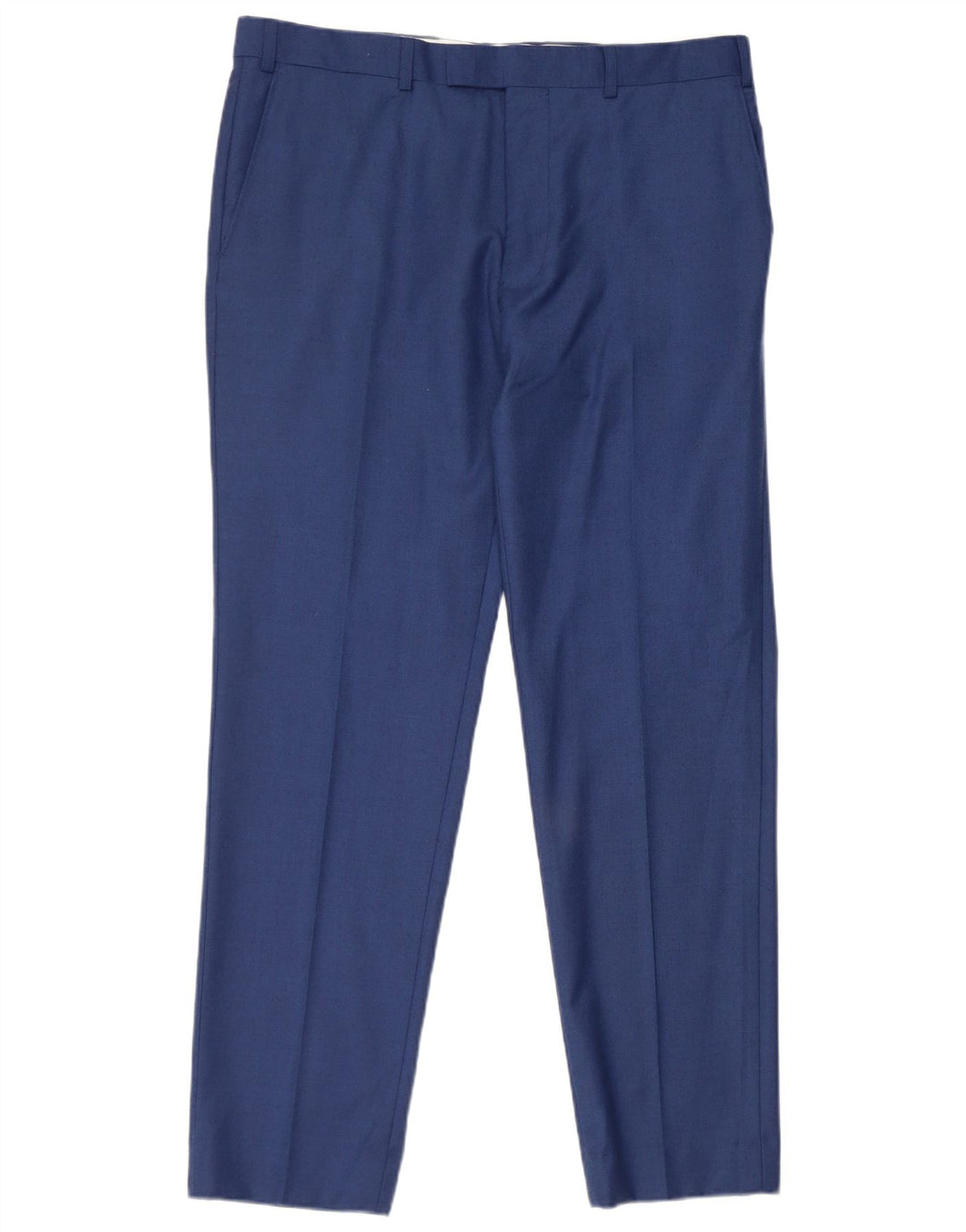 Pantalones de traje rectos para hombre de French Connection W36 L31 Lana azul