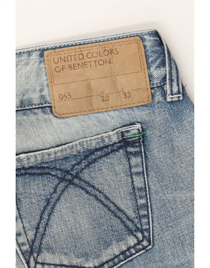Vaqueros Bootcut Mujer Benetton W28 L33 Azul