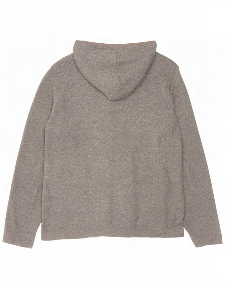Gap Chaqueta polar extragrande con capucha para mujer UK 10 Small Grey Poliéster