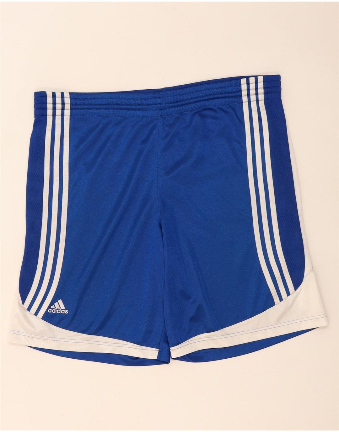 Adidas Mens Climalite Sport Shorts Grande Azul Colorblock Poliéster