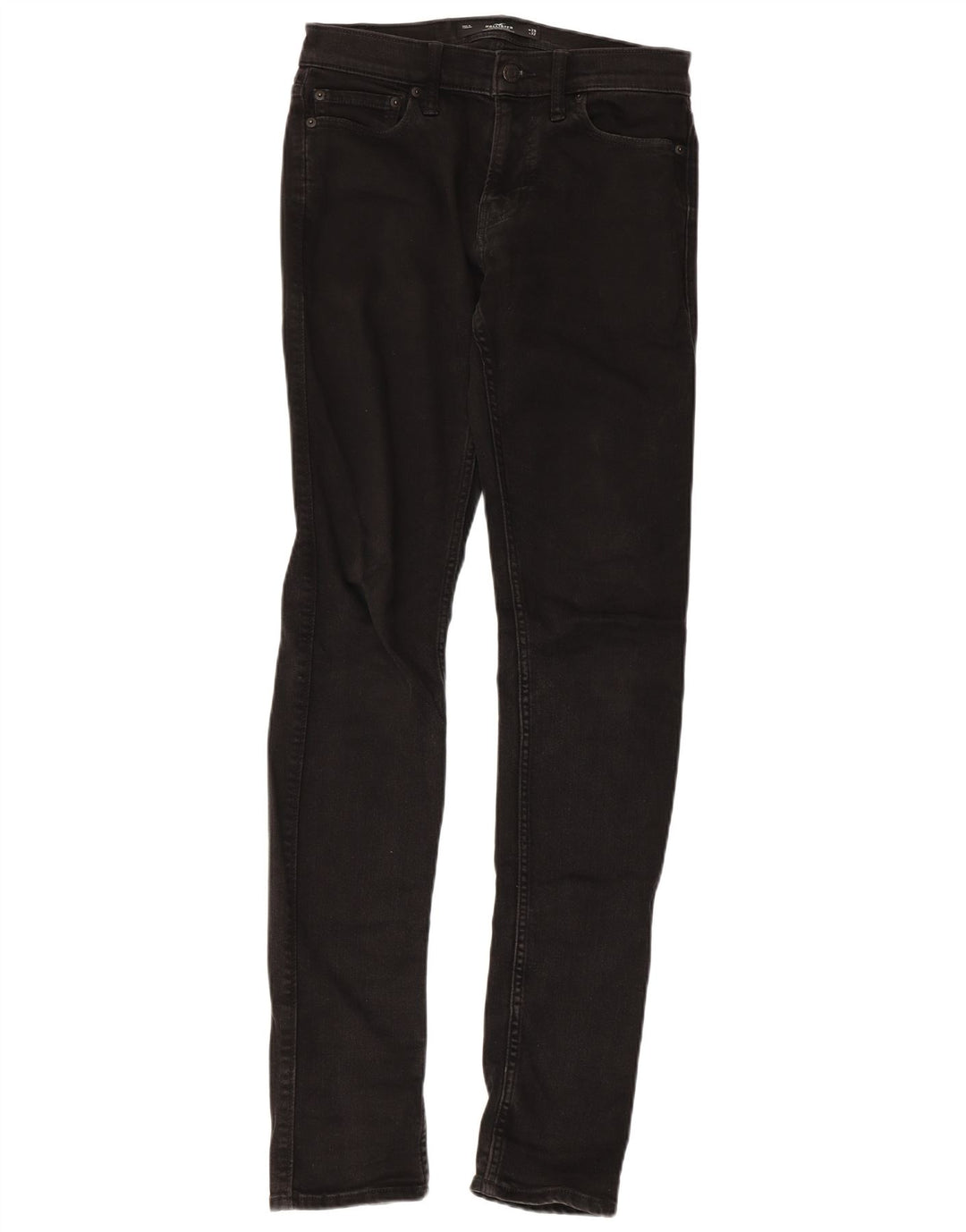 HOLLISTER Vaqueros pitillo para hombre W29 L32 Algodón negro