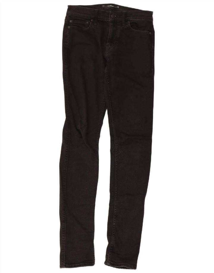 HOLLISTER Vaqueros pitillo para hombre W29 L32 Algodón negro