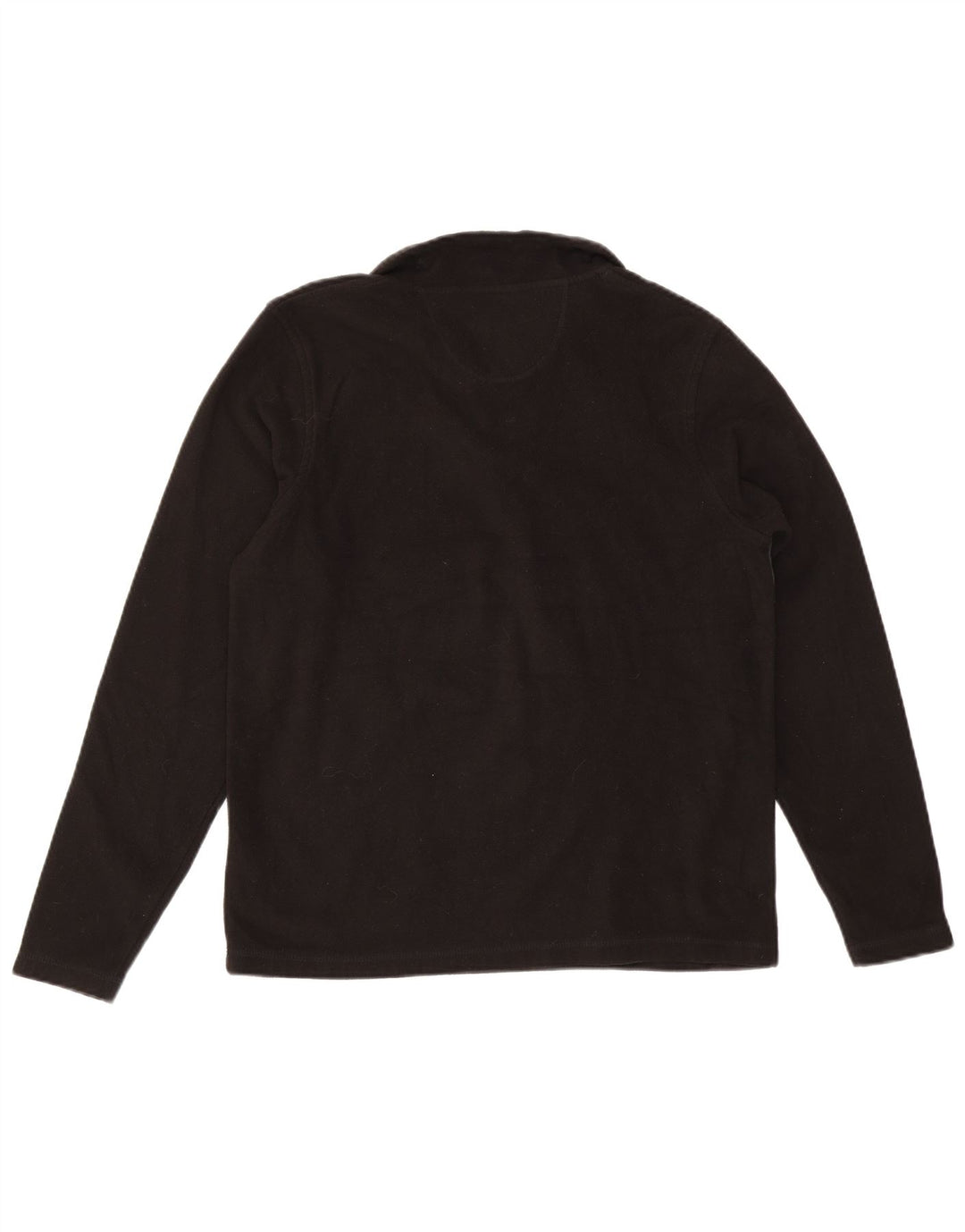 Pierre Cardin Hombre Jersey De Polar Con Cremallera Y Cuello En Bloque De Color Negro Mediano