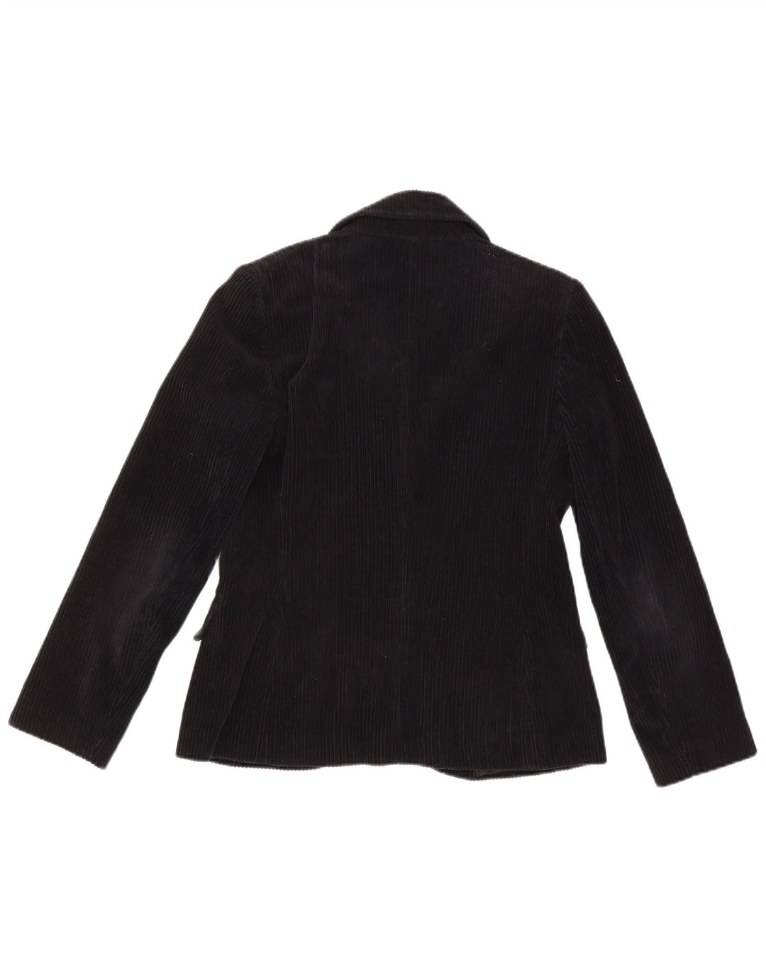 Alegria Chaqueta Blazer De Pana De 2 Botones Para Mujer IT 44 Mediana Algodón Negro