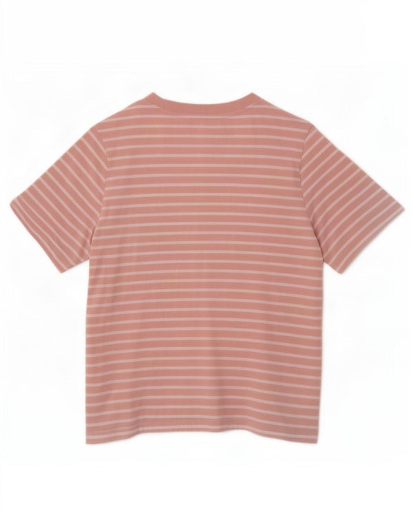 Marks & Spencer Camiseta para mujer Top UK 40 Algodón a rayas rosa medio