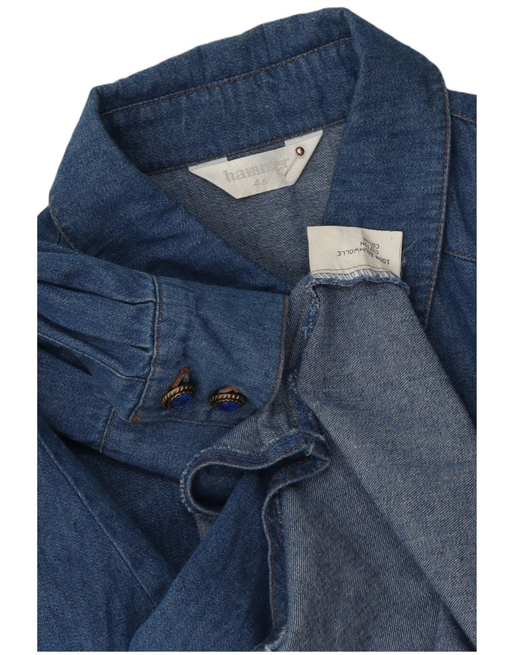 Camisa vaquera extragrande para mujer Hammer EU 46 XL Algodón azul