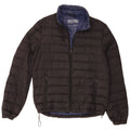 Michael Kors Chaqueta acolchada para hombre UK 38 Small Azul marino Nylon