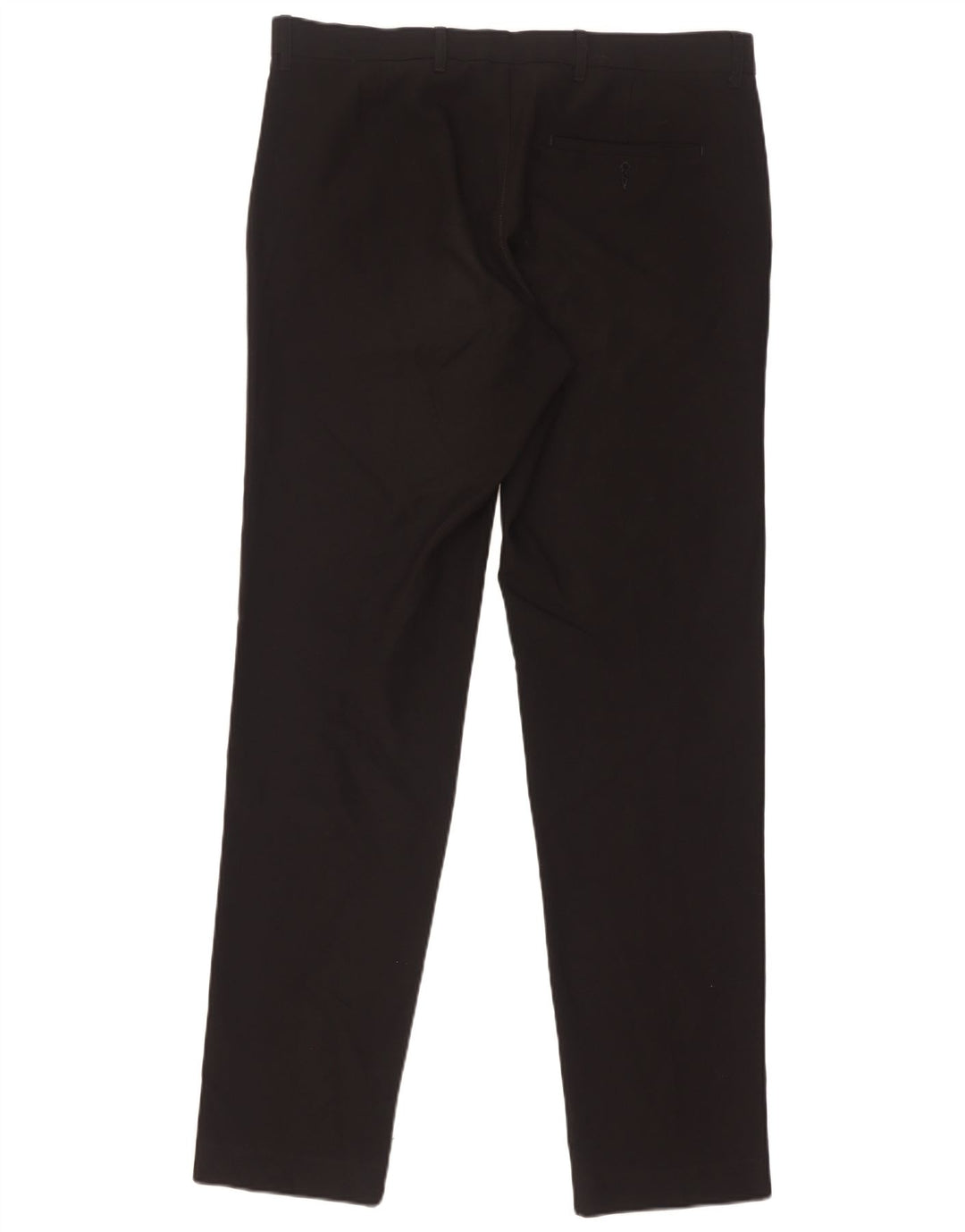Marks & Spencer Pantalones chinos ajustados para hombre W34 L33 Poliéster negro