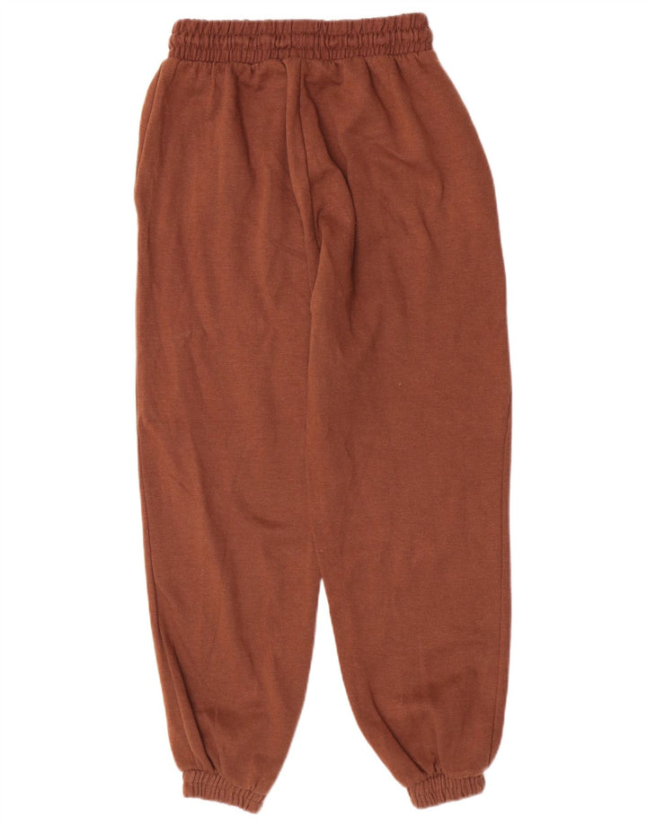 Zara Mujer Pantalón Chándal Joggers UK 42 Marrón Medio Poliéster