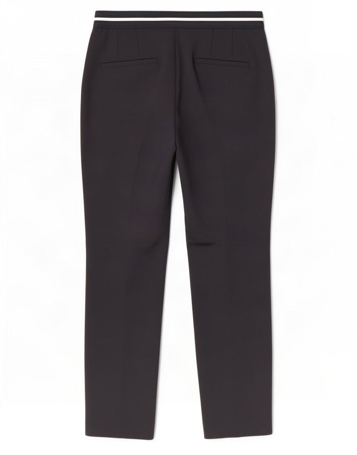 Zara Mujer Pantalón Cropped Slim Medium W28 L26 Azul Marino