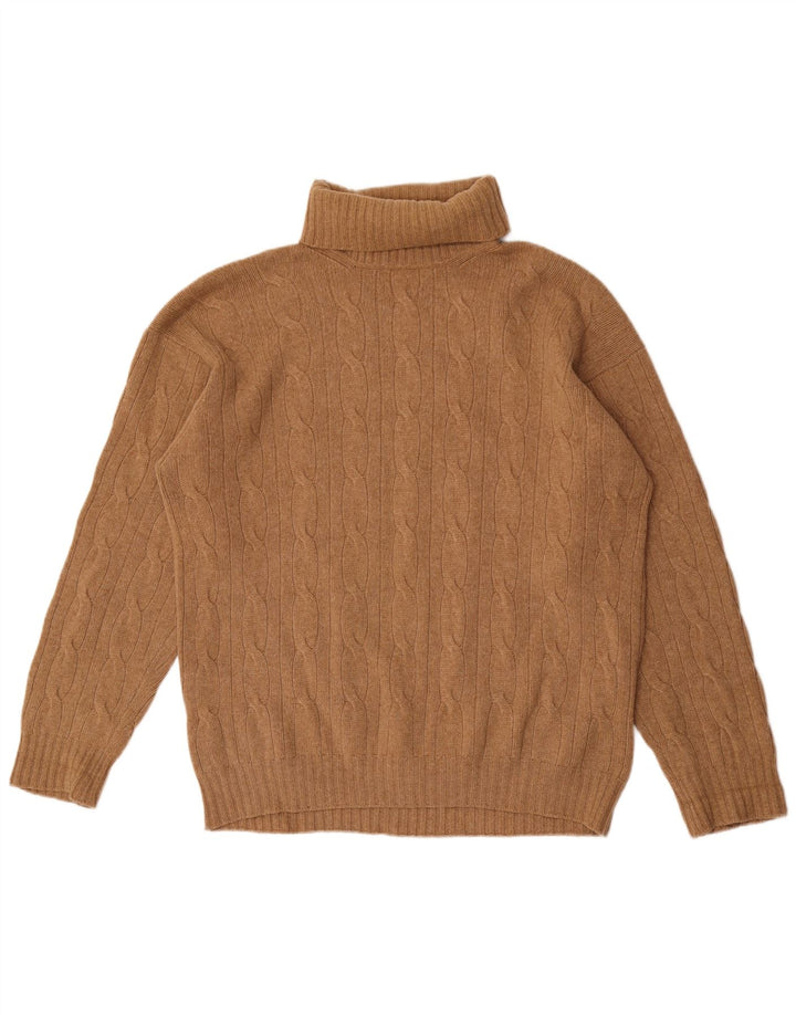 Benetton Jersey De Cuello Vuelto Para Hombre 2XL Marrón