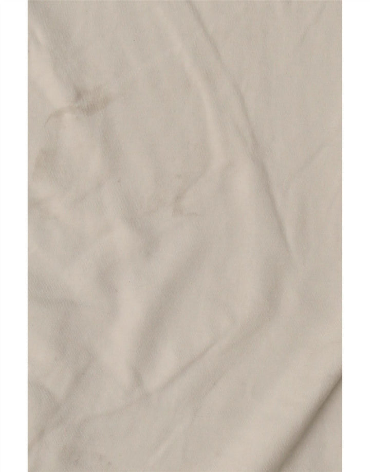 VANS Hombre Slim Fit Graphic Top Manga 3/4 Pequeño Algodón Blanco Colorblock