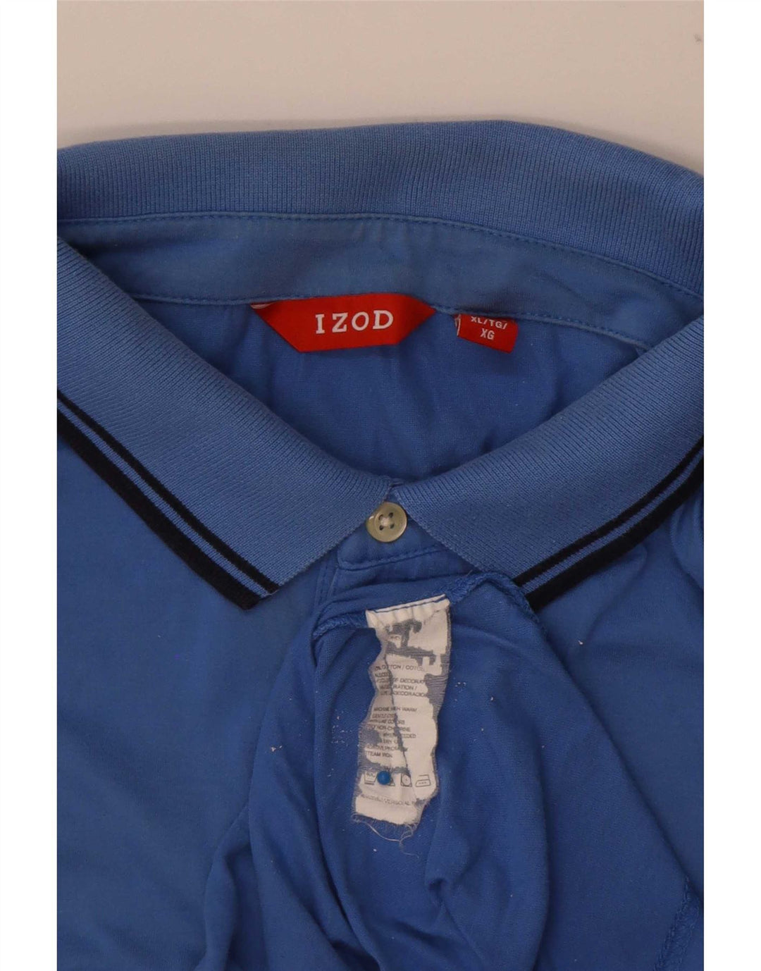 Izod Polo Hombre XL Algodón Azul