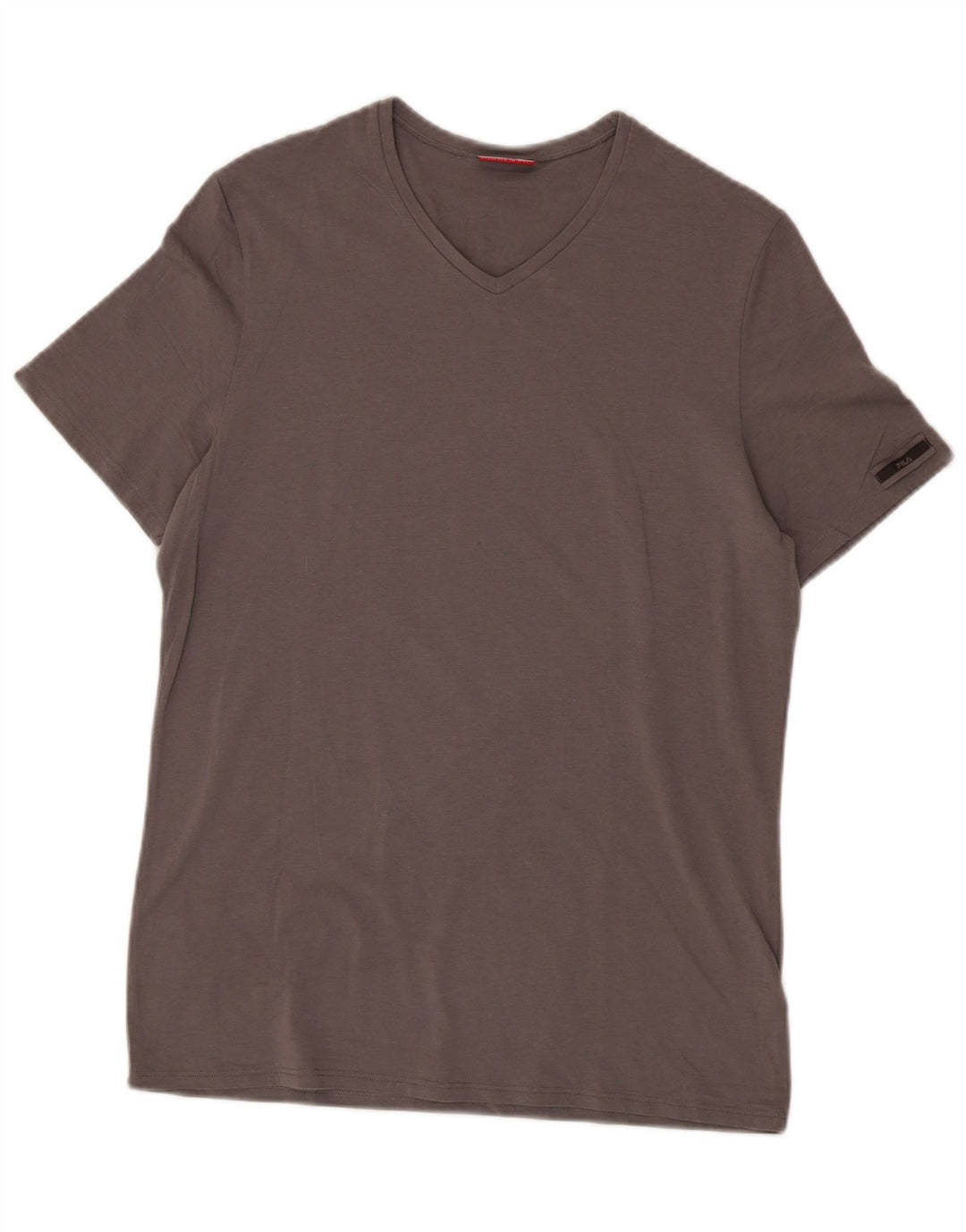 FILA Camiseta Hombre Top Algodón Gris Medio