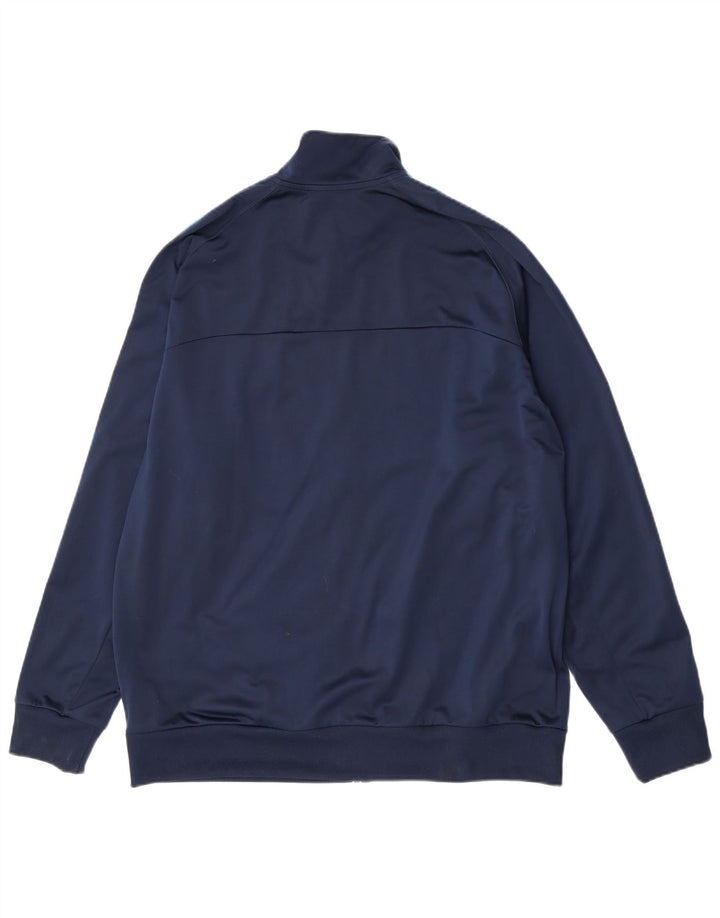 Adidas Hombre Chándal Top Chaqueta XL Azul Marino Poliéster