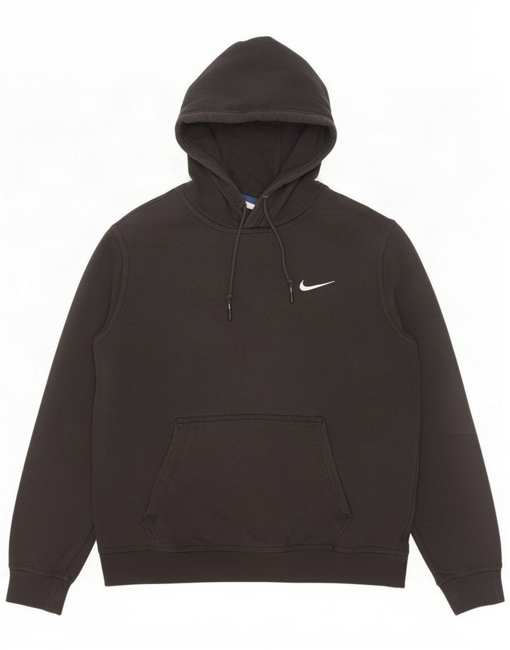 Nike - Sudadera con capucha para hombre (algodón negro mediano)