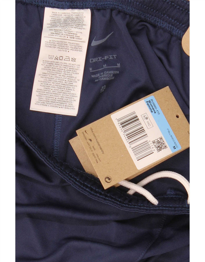 Pantalones cortos deportivos Nike Dri Fit para hombre Poliéster azul marino mediano