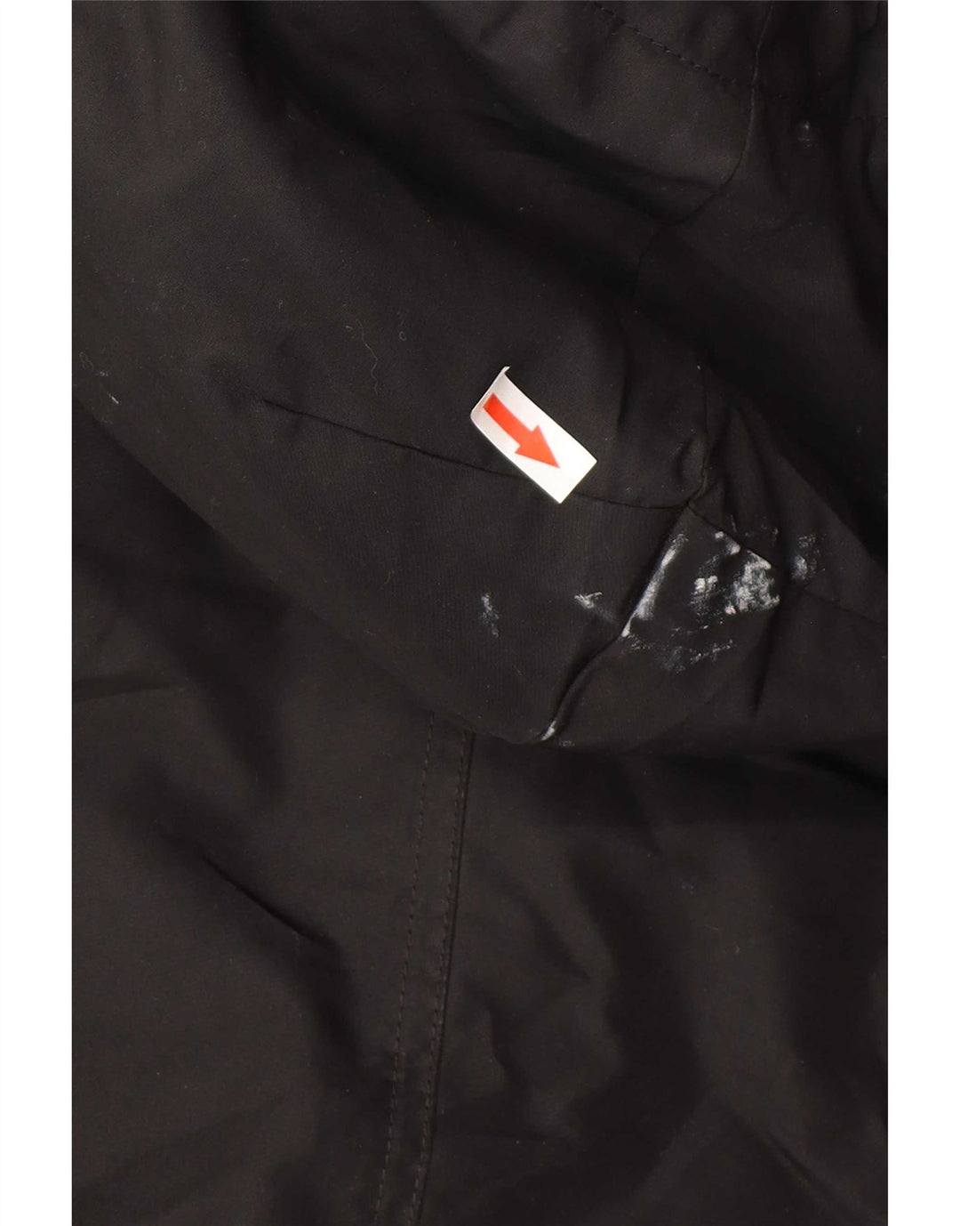 G-Star Chaqueta cortavientos con capucha para hombre UK 38 Mediano Negro Poliéster
