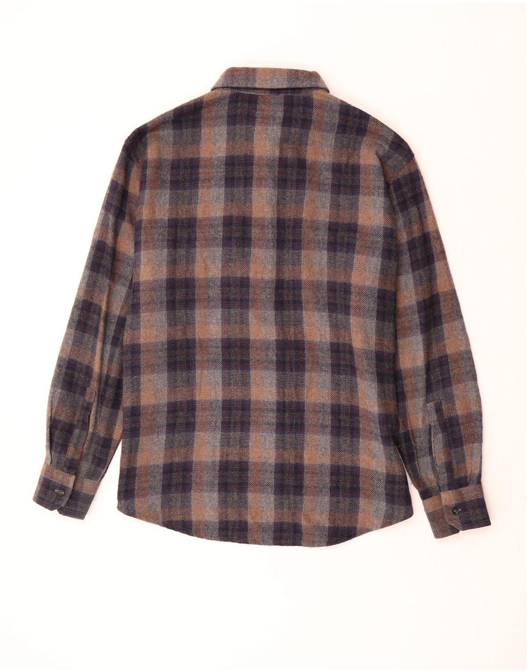 SEA BARRIER Camisa Sobrecamisa Hombre XL Gris Cuadros Acrílico