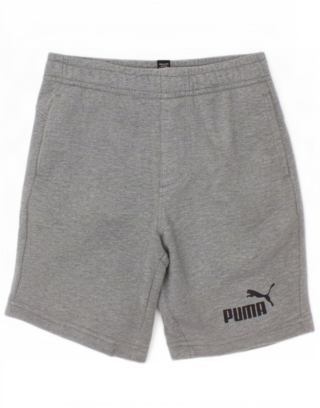 Puma Pantalones cortos deportivos para niños 7-8 años Gris Algodón