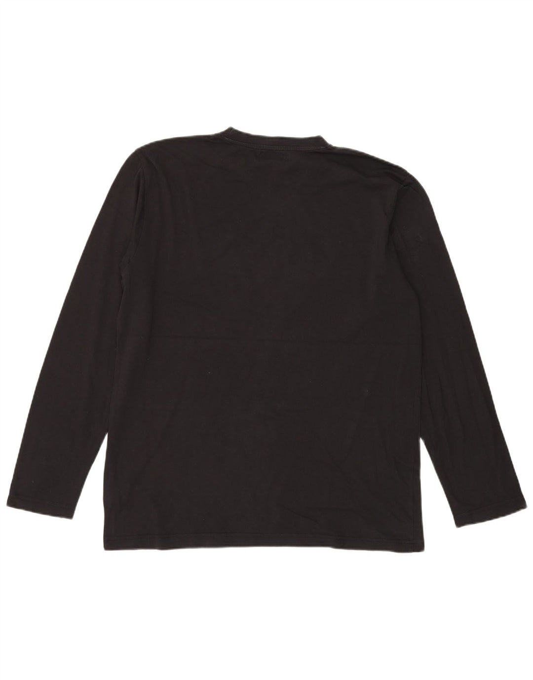 Kappa Hombre Gráfico Top Manga Larga XL Algodón Negro