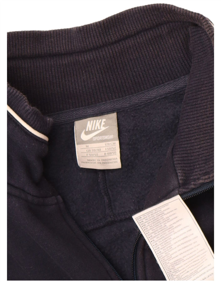 Nike - Chaqueta de chándal para hombre, talla 38/40, algodón azul marino mediano