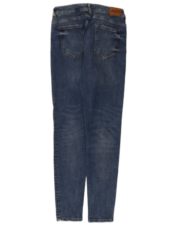 Vaqueros Superdry Cassie Skinny Para Mujer W32 L30 Algodón Azul