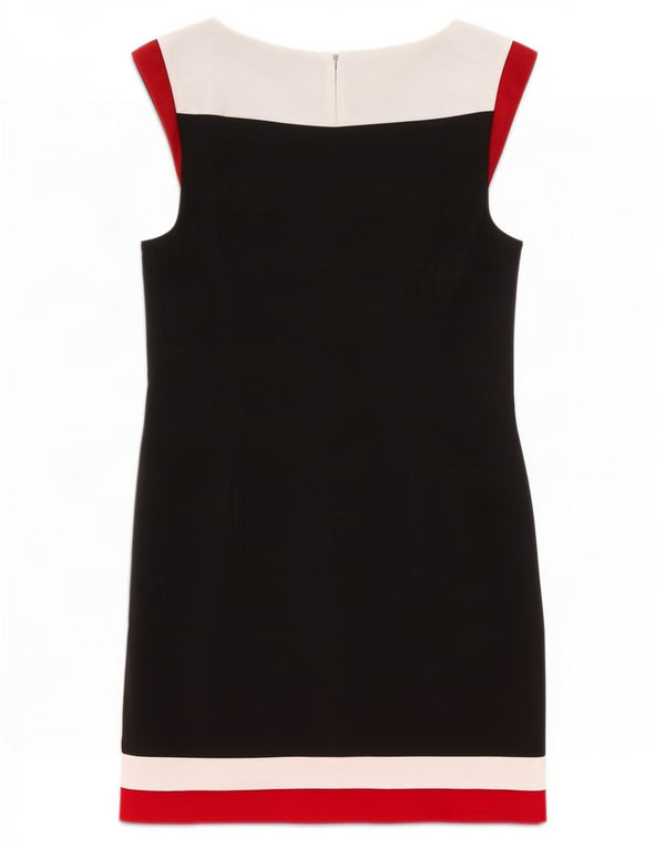 Oasis Vestido tubo sin mangas para mujer UK 44 Mediano Negro Colorblock