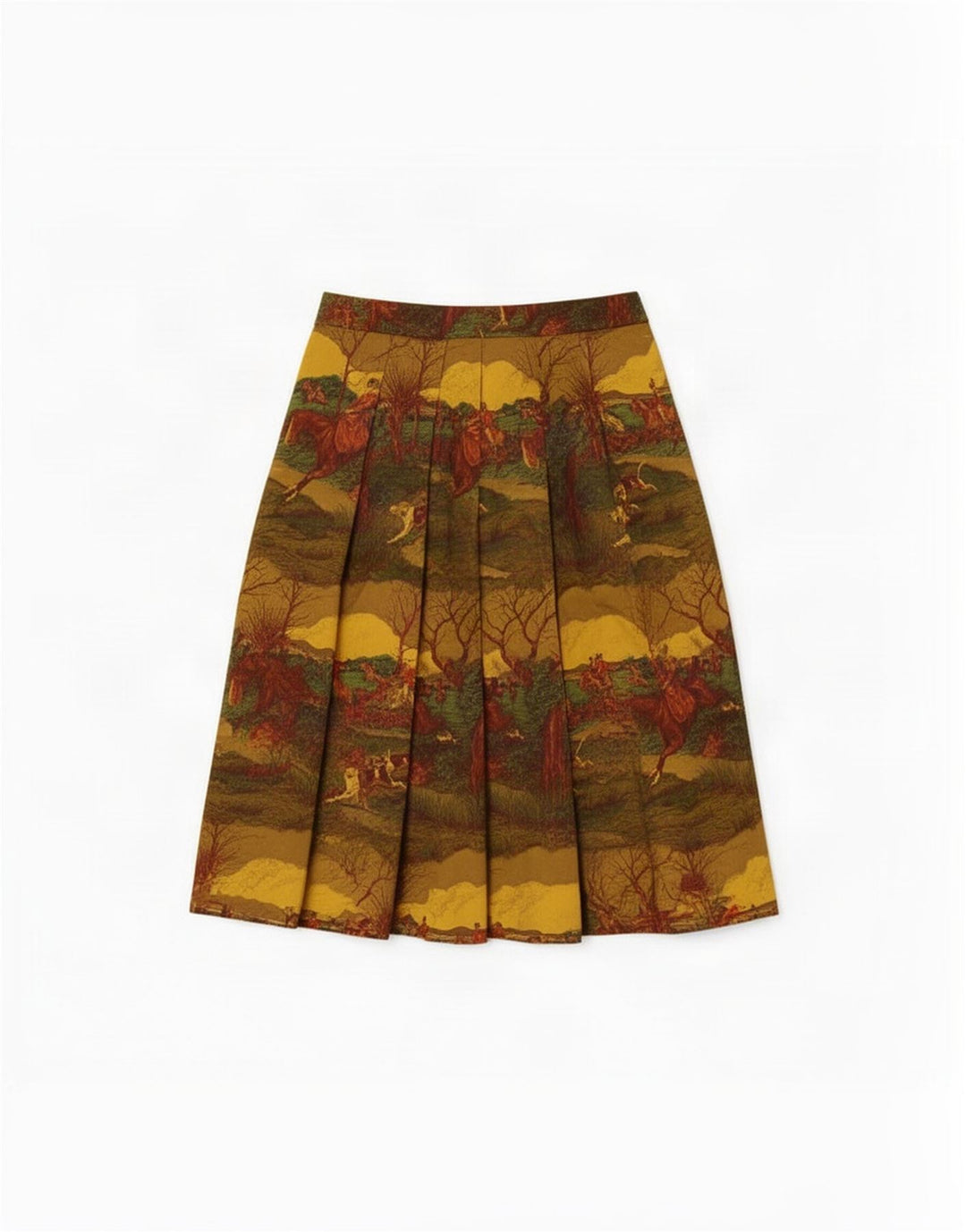 Vintage mujer patrón abstracto Capri pantalones IT 40 Pequeño W24 L18 Multicol