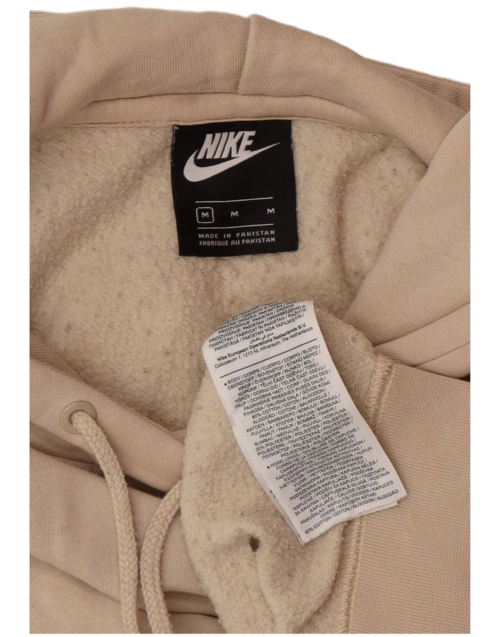 Nike - Jersey con capucha extragrande para mujer, talla 40, algodón beige mediano
