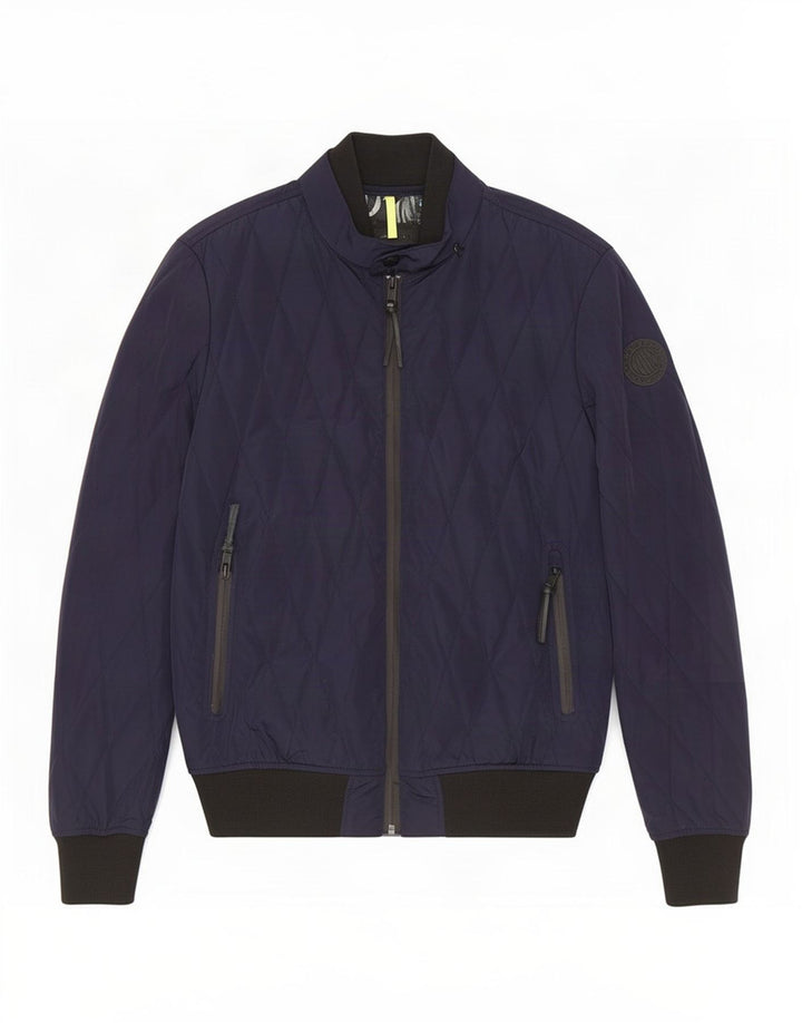 Replay Chaqueta acolchada para hombre UK 38 Medium Azul marino Poliéster