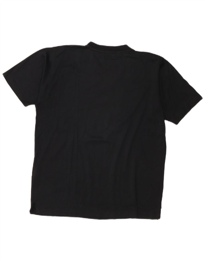 Pierre Cardin Camiseta Hombre Top Medium Negro Algodón