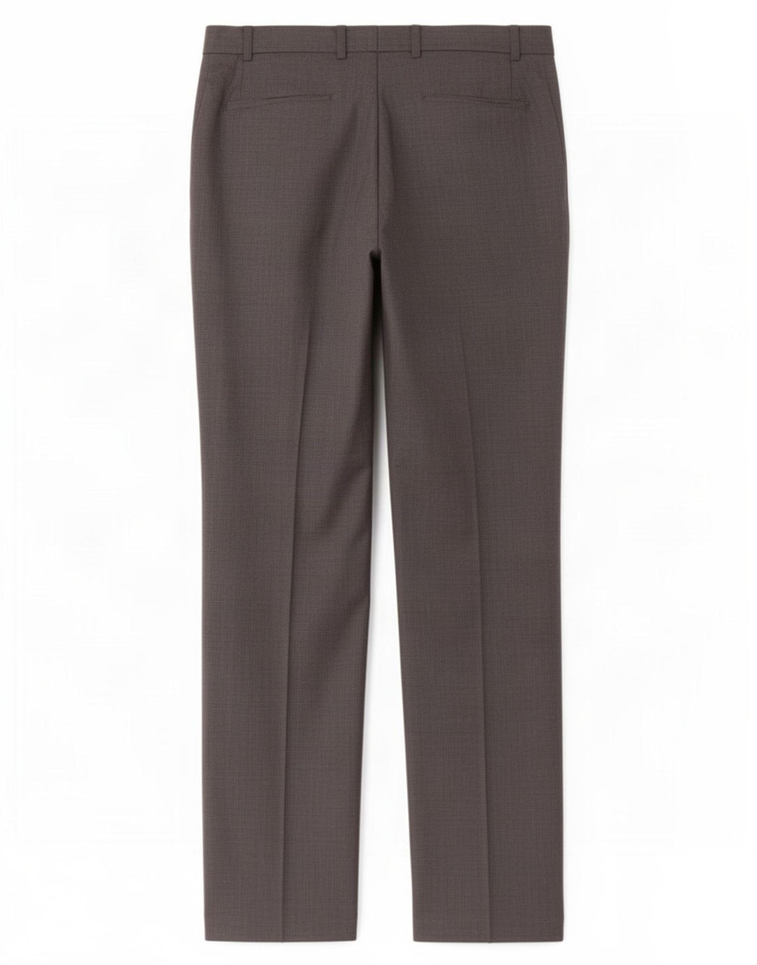 Marks & Spencer Pantalón de traje recto para hombre W40 L33 Lana gris