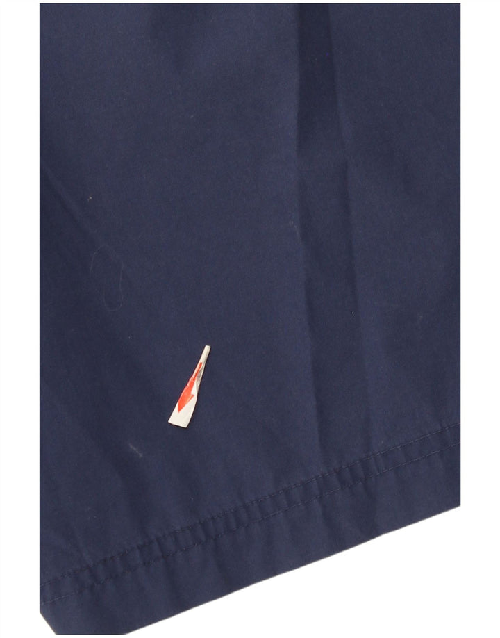 Fila - Pantalones cortos deportivos para hombre, talla grande, poliéster azul marino