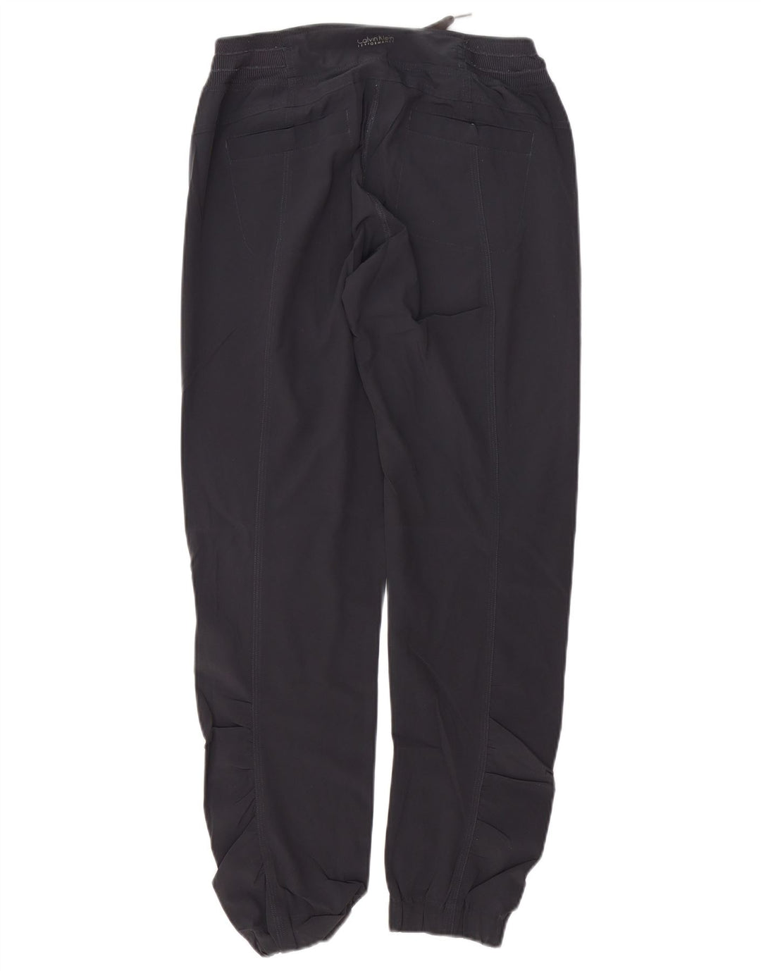 CALVIN KLEIN Pantalones de chándal para mujer Joggers UK 10 Small Grey Poliéster