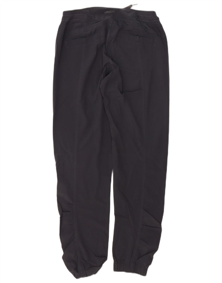 CALVIN KLEIN Pantalones de chándal para mujer Joggers UK 10 Small Grey Poliéster