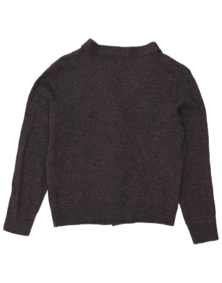 Zara Hombre Cárdigan Suéter XL Acrílico Gris