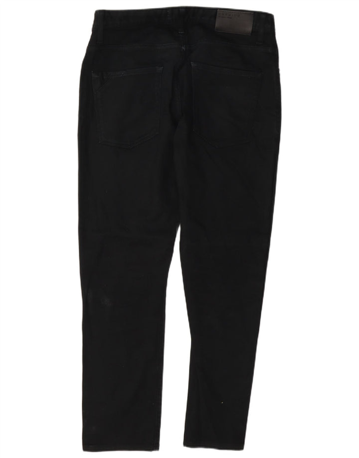 Jack & Jones Vaqueros ajustados para hombre W33 L30 Algodón negro