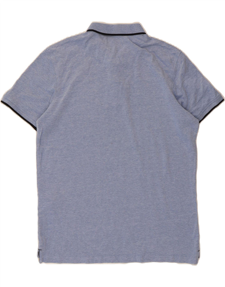 JACK & JONES Mens Polo Shirt XL Blue Cotton Vintage Jack & Jones and Second-Hand Jack & Jones from Messina Hembry 