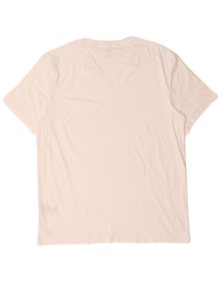Adidas Camiseta Hombre Top 2XL Blanco Algodón