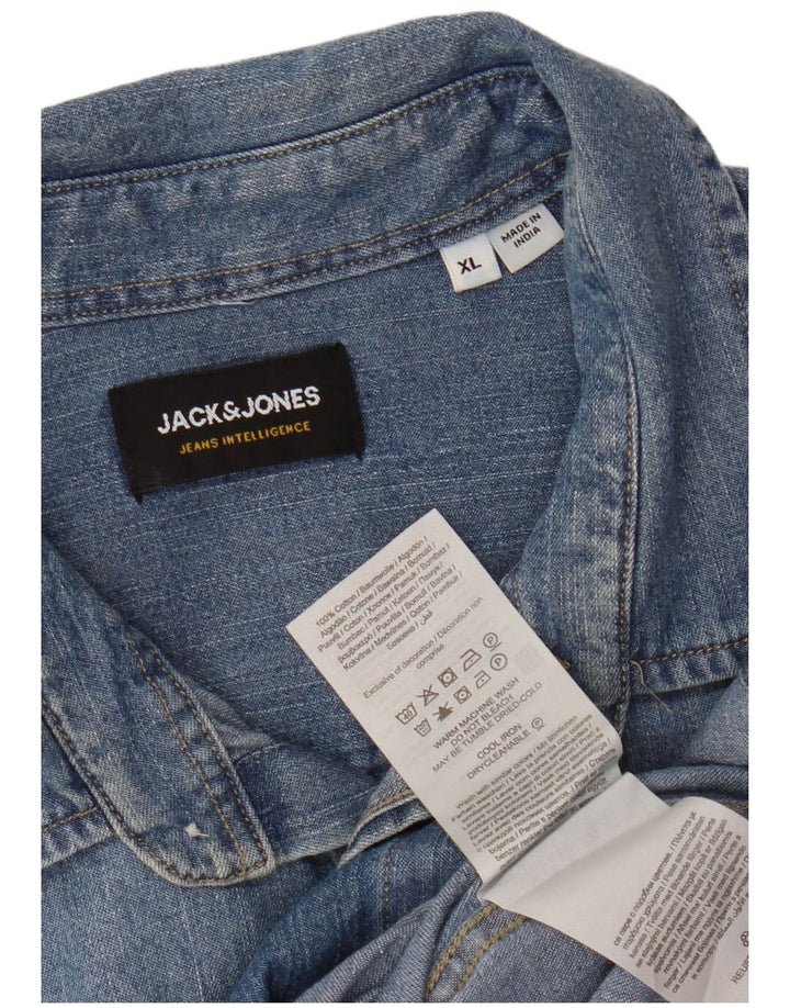 JACK & JONES Camisa Vaquera Hombre XL Algodón Azul