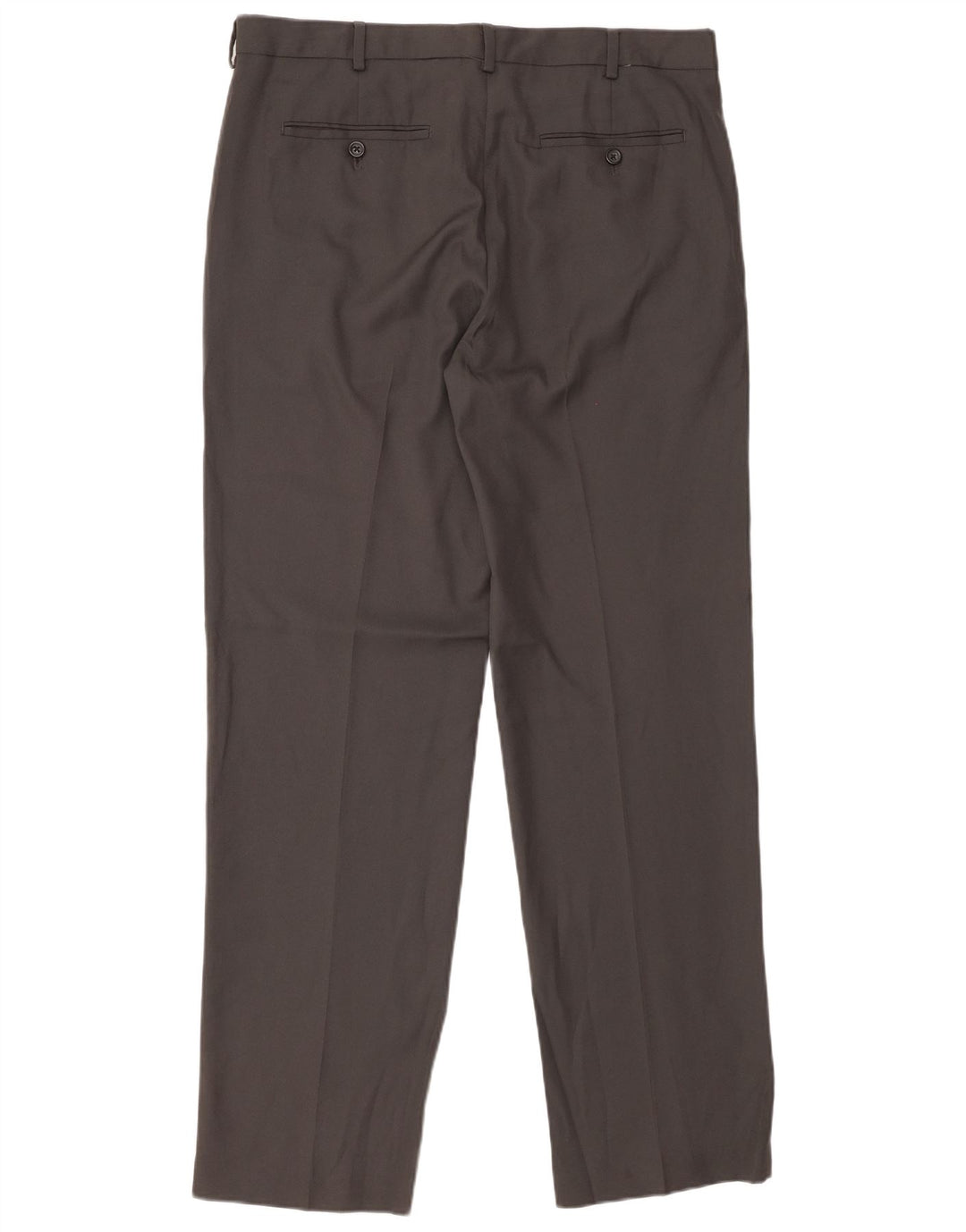 IZOD Pantalón de traje recto para hombre W34 L32 Poliéster gris