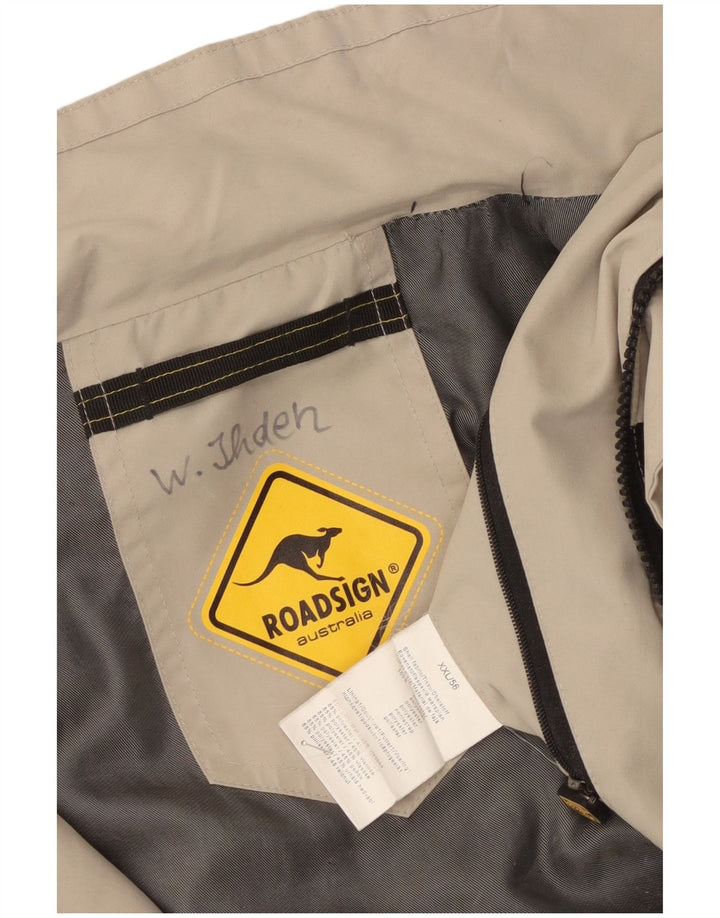 Roadsign Australia Chaqueta utilitaria para hombre UK 44 2XL Beige Poliéster