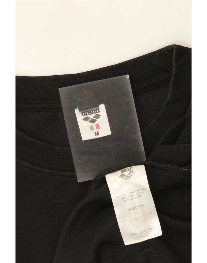 Arena Hombre Graphic Sudadera Jumper Medium Negro Poliéster