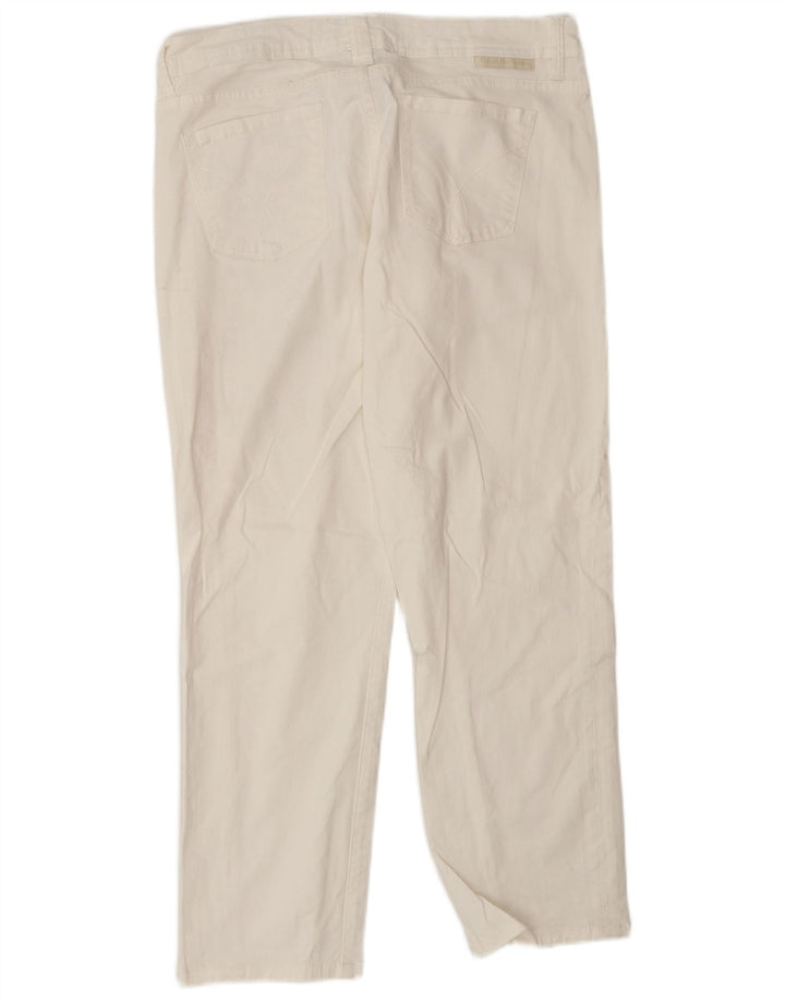 Calvin Klein Jeans Rectos para Mujer US 10 Medium W30 L26 Algodón Blanco