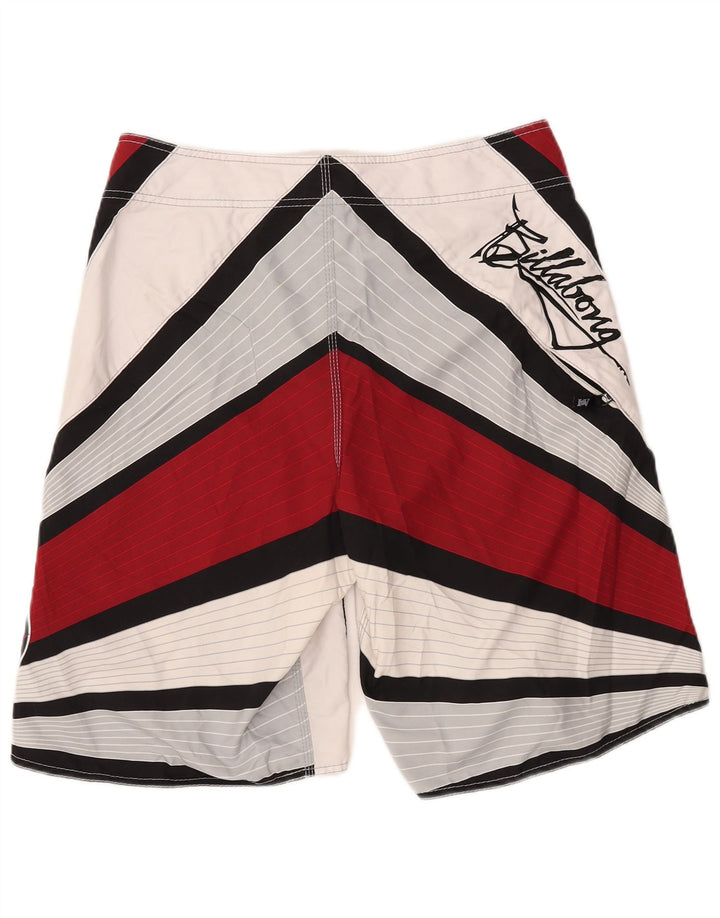 BILLABONG Bañador con estampado gráfico para hombre Poliéster color block rojo grande